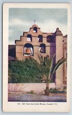 Postcard Bell Tower San Gabriel Mission California Embossed c1901 picture