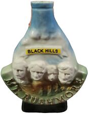  Mt. Rushmore Black Hills Ceramic Jim Beam Whiskey Decanter 1969 NO STOPPER picture