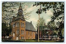 c1910 Baptist Church Parsonage Chapel Exterior Building Caro Michigan Postcard picture
