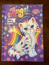 Vintage 1990s ~  Lisa Frank ~ Angel Kitty ~ Rare Coloring Book ~  95% Unused picture