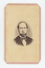 Antique CDV Circa 1870s Handsome Older Man With Chin Beard Beals Mexico, NY picture