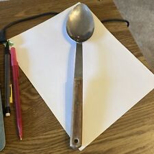 Vintage Mel-Jax USA Stainless Spoon with Wood Handle 11-1/2