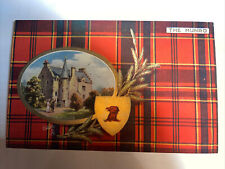 “Very Rare” Postcard c1910 Tuck Scottish Clans Oilette The Munro Tartan Badge picture