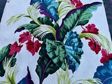 1930's Art Deco Design Samoa Hollywood Regency Barkcloth Vintage Fabric PILLOWS picture