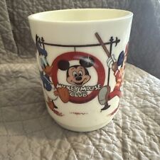 Vintage Walt Disney World Mickey Mouse Club Deka Plastic Cup Mug Elizabeth NJ  picture