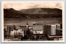 Vintage Postcard Real Photo C1910 Vancouver, B.C. and Burrard Inlet RPPC picture