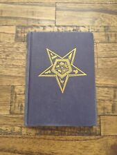 Rare Eastern Star-Adoptive Rite Ritual by Robert Macoy 1925 Rev Ed Book picture