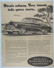 Vintage 1951 Buick ROADMASTER Car Newspaper Print Ad picture
