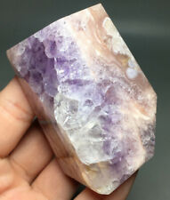 149g NATURAL   amethyst  flower agate  freeform QUARTZ  CRYSTAL  stone  HEALING picture