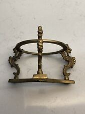 Vintage Seahorse Design Brass Stand From San Francisco CA 1980s picture