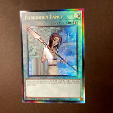 Forbidden Lance, Ultimate Rare, RA02-EN058 Rarity Collection 2, Yugioh picture