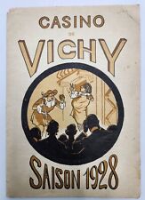 Vintage Casino De Vichy Saison 1928 Thais French France Program picture
