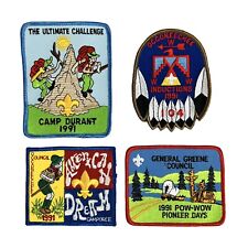 1991 BSA Patch Lot of Occoneechee Council Inductions Camp Durant Greene Pow Wow picture