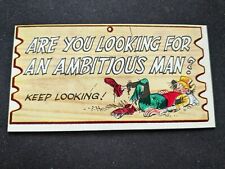 1965 Topps Kookie Plak Card # 76 Are you looking for an ambitious man... (VG/EX) picture