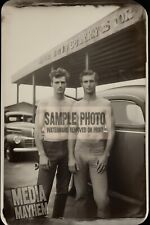 Shirtless Best Friend HOT Guys at the Car Park Print 4x6 Gay Interest Photo #121 picture