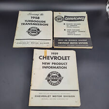 Vintage Late 50's Chevrolet Super Service Manuals picture