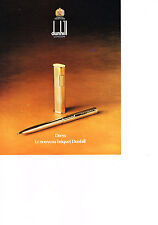 1975 ADVERTISEMENT DUNHILL the new lighter DRESS ballpoint pen picture