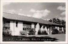 R.E. Watts School, RIALTO, California Real Photo Postcard - McLaughlin picture