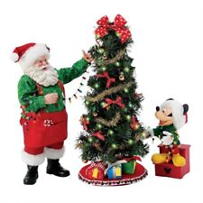 Dept 56 Possible Dreams Disney TEAMWORK SANTA AND MICKEY SET/ 3 6011980 New 2023 picture