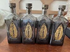 4 Hornitos Black Barrel Tequila Bottles, Empty picture
