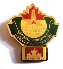 1989 JEUX CANADA Games OPENING CEREMONIES PETRO-CANADA PIN - Saskatoon, Canada picture
