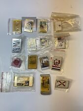 USPS Metal Stamp Pin Lot - United States Postal Service - Plus 2 Money Clips picture