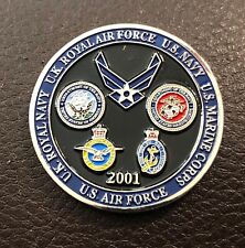 F-35 Joint Strike Fighter Program Challenge Coin 2001 Token USAF USMC USN RAF picture