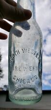 Vintage North Western Brewery Chicago Embossed Beer Bottle United Breweries Co. picture