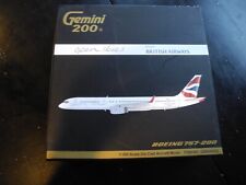 Extremely RARE GEMINI JETS Boeing 757 British Airways, 1:200, ORIG 2008 VERSION picture