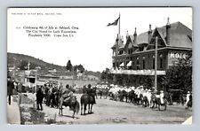 Ashland OR-Oregon, Celebrating 4th Of July, Antique, Vintage Postcard picture