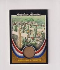 2009 TOPPS AMERICAN HERITAGE COLLECTION WORLD WAR 1 UNIFORM RELIC CARD #AH-WW12 picture