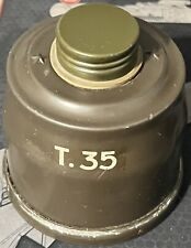 WW2 Rare antique vintage GAS MASK filter T 35 Italian Italy WW2 military Army * picture