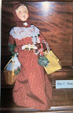 Byers’ Choice Caroler 2003 13” Lady w/Hood, Red Dress, Basket, & Mistletoe 🎄 picture