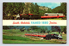 South Dakota's Famed 1880 Trains Multi-View Postcard South Dakota SD picture