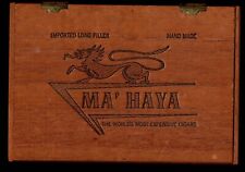 Ma' Haya Vintage Wooden Cigar Box for  