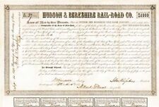 President Millard Fillmore - Hudson and Berkshire Railroad $1,000 Bond signed by picture