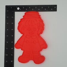 Hallmark Vintage Raggedy Andy Large Cookie Cutter Red 8 inch Good Used Condition picture