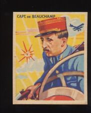 1933 National Chicle Sky Birds  Capt. De Beauchamp  # 19  series 48  1934 picture