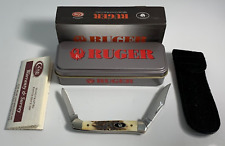 RARE CASE STAG RUGER MINI COPPERHEAD 2 BLADE POCKET KNIFE NOS IN BOX #52109X SS picture