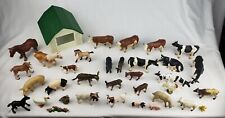 Vintage Schleich Animal Figurines Lot Germany Farm Animals Horses Cows Pony picture