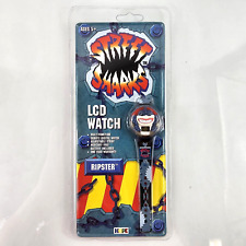 Street Sharks RIPSTER Figure LCD Quartz Wristwatch By Hope 1995 RARE NEW SEALED picture