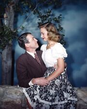 It's A Wonderful Life James Stewart Donna Reed romantic Vivid Color 8x10 Photo picture