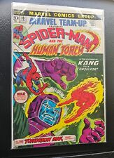 Marvel Team-Up #10 Spider-Man & Human Torch Kang Appear Marvel Comics 1973 FN picture