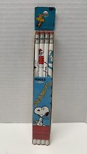 NOS NIP Vtg Snoopy Pencils 1965 United Feature Syndicate Linus Red Barron Hasbro picture