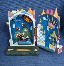 DISNEY It's A Small World Hinged Resin Box RARE, Note Mickey's Ear Damaged picture