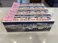 NEW in Box 2002 Hess Toy Truck and Motorized Airplane Bi-Plane Lights and Ramp picture