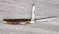 Vintage Camillus New York 177 Razor Edge 2-Blade Pen Pocket Knife picture