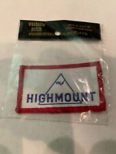HIGHMOUNT Lost Area 1947-1993 Vintage Skiing Ski Patch NEW YORK Souvenir Travel picture
