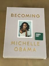 Becoming By Michelle Obama SIGNED Deluxe Boxed Edition Still In Shrink Wrap picture
