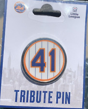 NY METS TOM SEAVER TRIBUTE PIN RETIRED #41 HOF 1969 WORLD SERIES CHAMPION picture